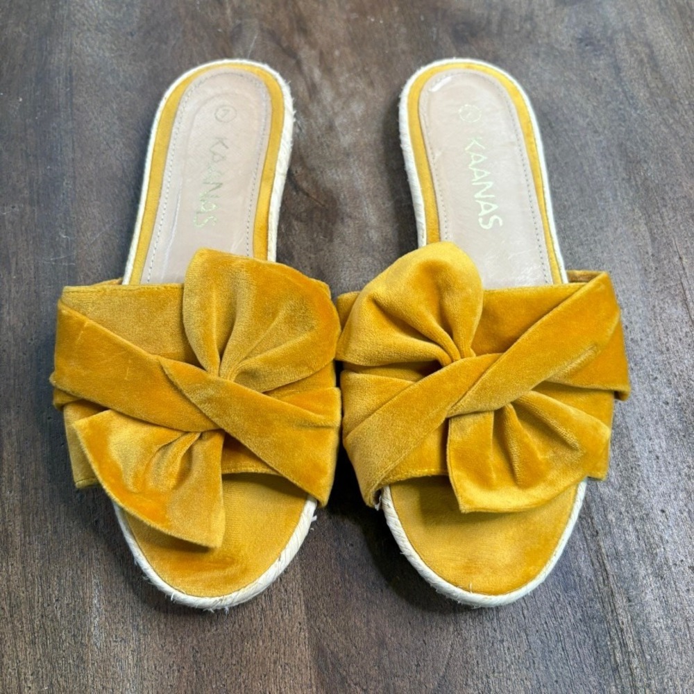 Kaanas‎ Sausalito Slip On Sandal Slides Size 7 Boho
